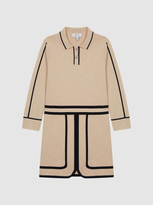Reiss Dresses &amp; Jumpsuits | Layla Knitted Mini Dress Camel - Children