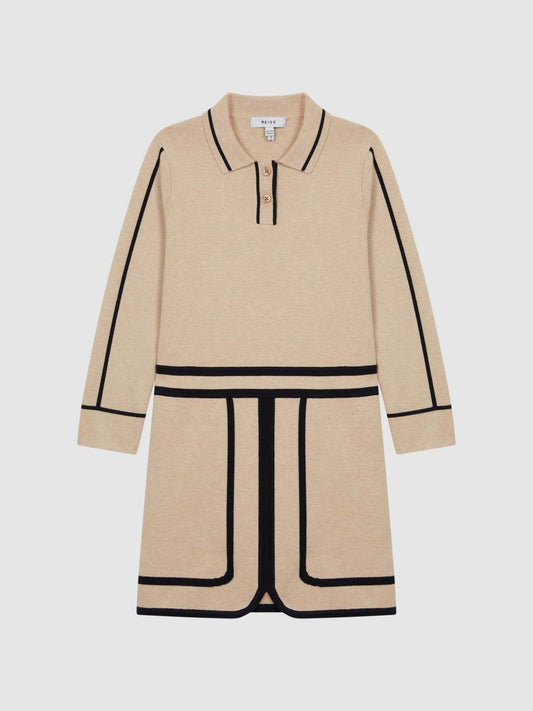 Reiss Dresses &amp; Jumpsuits | Layla Knitted Mini Dress Camel - Children