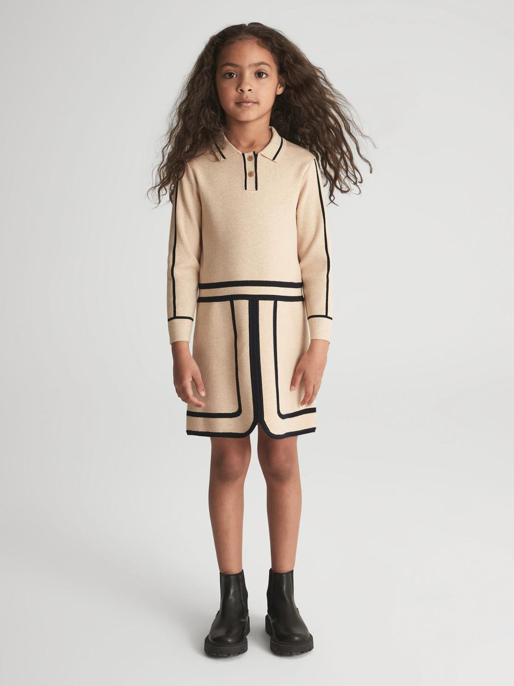 Reiss Dresses &amp; Jumpsuits | Layla Knitted Mini Dress Camel - Children