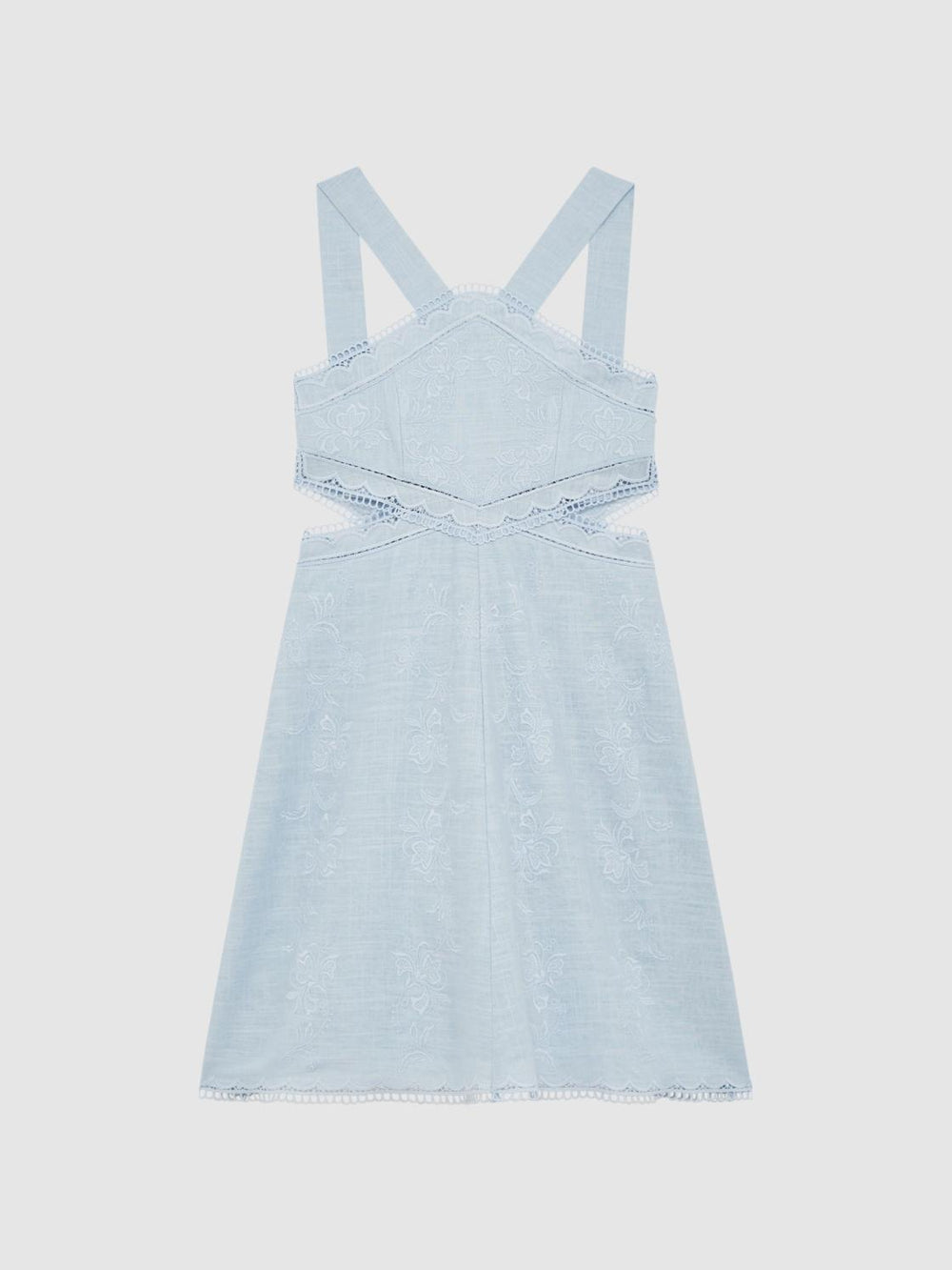 Reiss Dresses &amp; Jumpsuits | Louisa Embroidered Dress Blue - Children