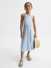 Reiss Dresses &amp; Jumpsuits | Louisa Embroidered Dress Blue - Children