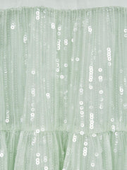 Reiss Dresses &amp; Jumpsuits | Luci Sequin Tiered Dress Pale Pink - Children