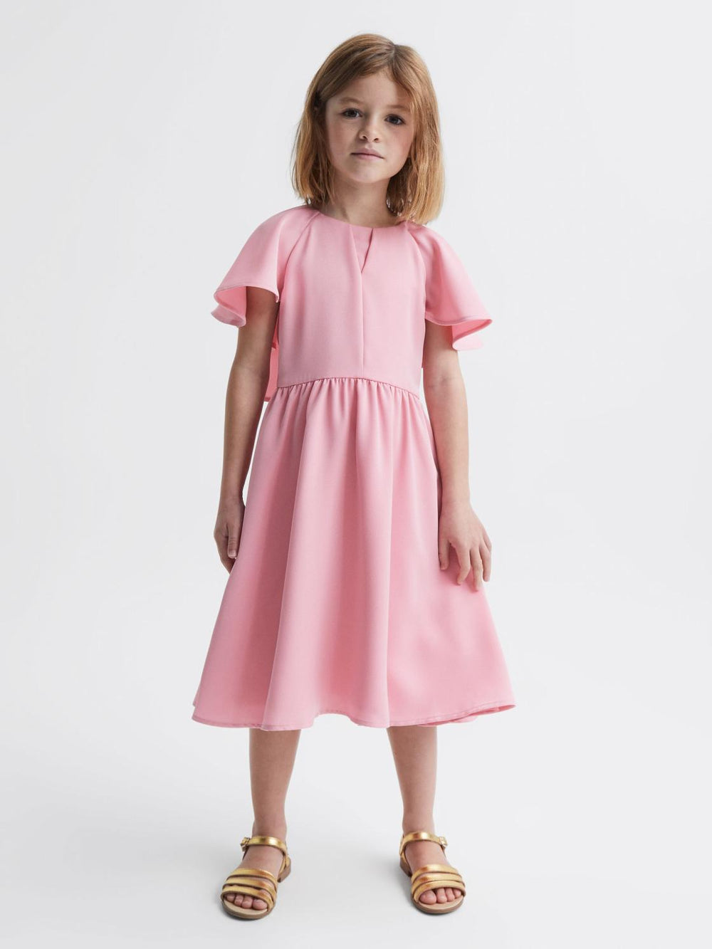 Reiss Dresses &amp; Jumpsuits | Maisie Satin Midi Dress Ivory - Children