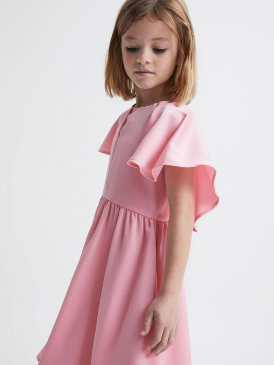 Reiss Dresses &amp; Jumpsuits | Maisie Satin Midi Dress Ivory - Children