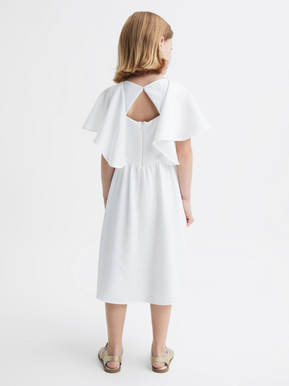 Reiss Dresses &amp; Jumpsuits | Maisie Satin Midi Dress Ivory - Children