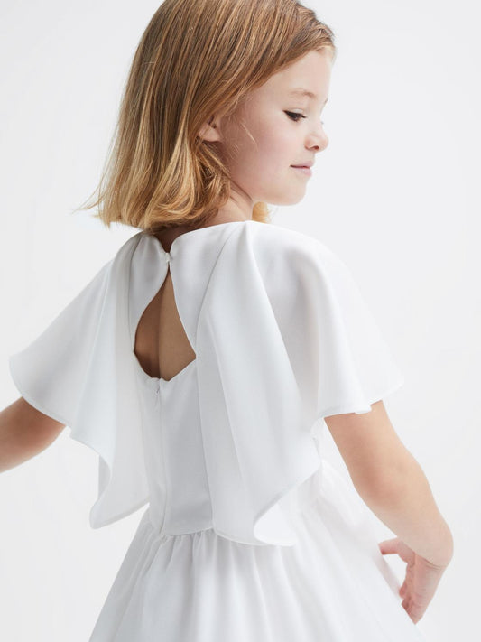 Reiss Dresses &amp; Jumpsuits | Maisie Satin Midi Dress Ivory - Children