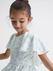 Reiss Dresses &amp; Jumpsuits | Maisie Satin Midi Dress Multi - Children