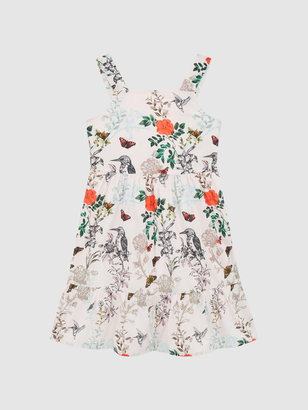 Reiss Dresses &amp; Jumpsuits | Marcie Printed Strappy Dress Ivory Print - Children