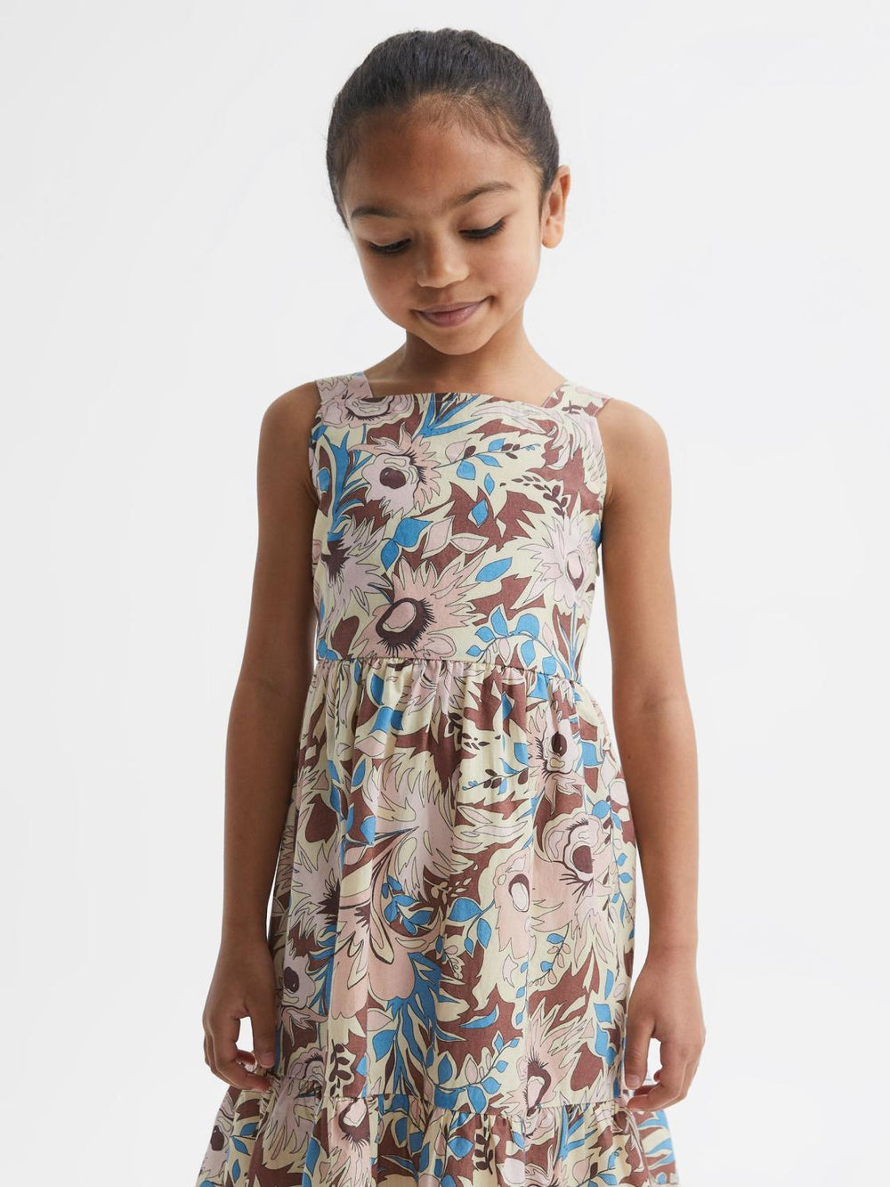 Reiss Dresses &amp; Jumpsuits | Marcie Printed Strappy Dress Lilac - Children