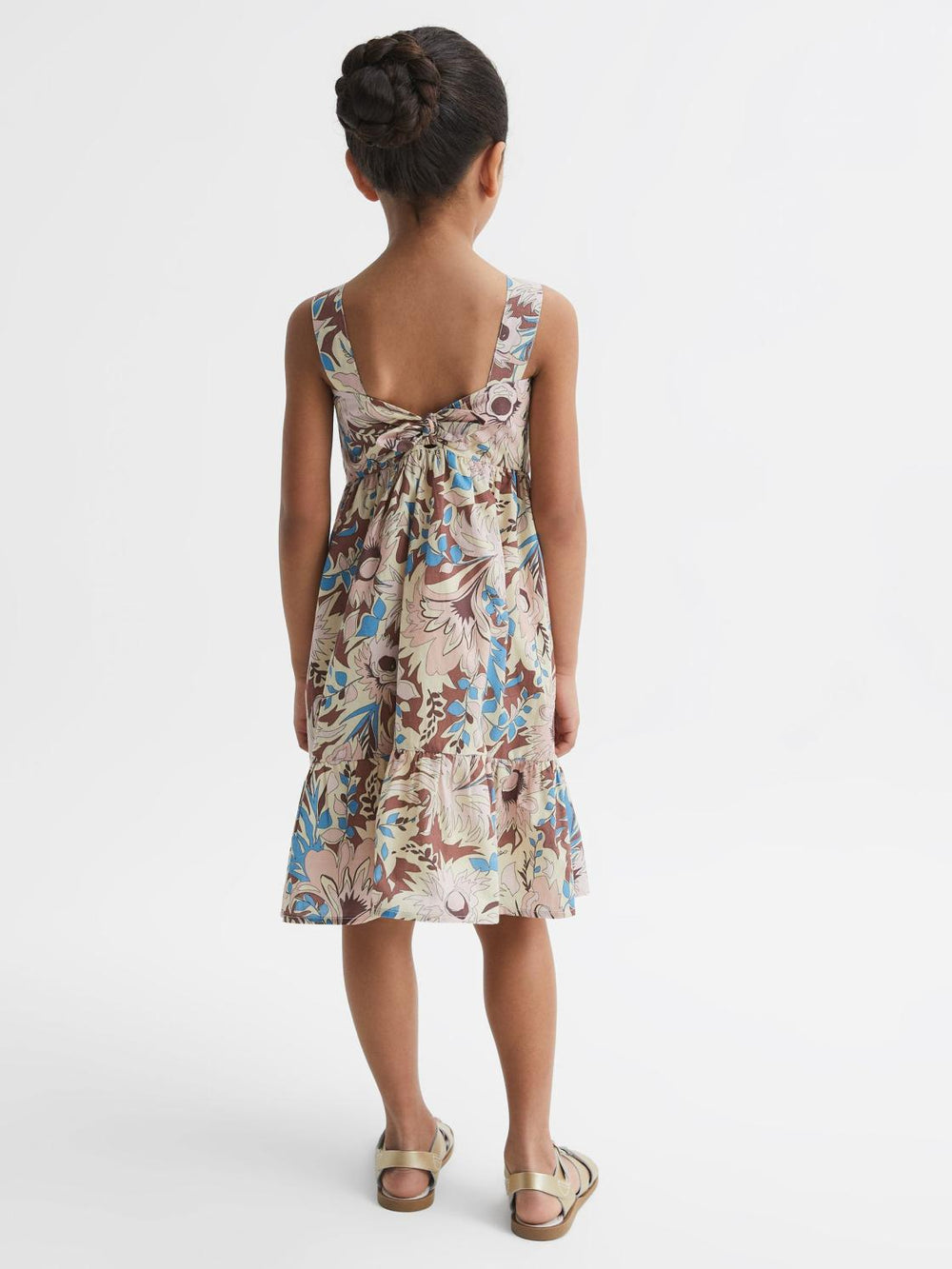 Reiss Dresses &amp; Jumpsuits | Marcie Printed Strappy Dress Lilac - Children