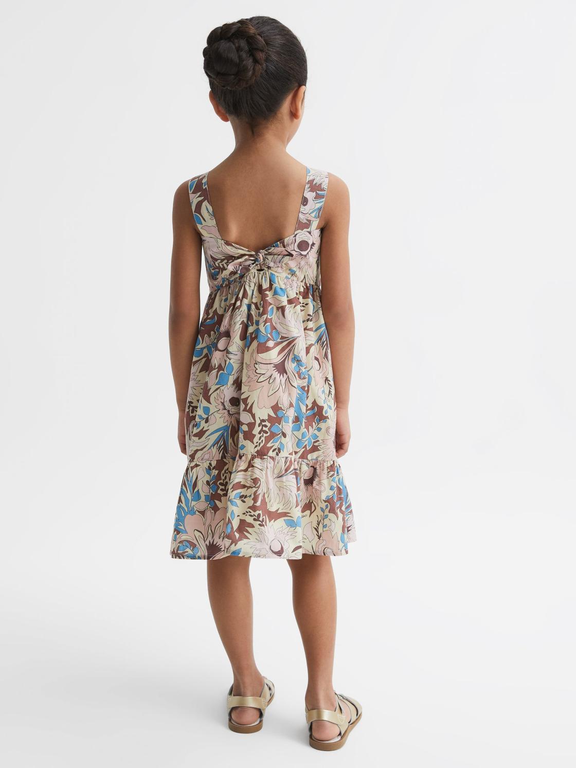 Reiss Dresses &amp; Jumpsuits | Marcie Printed Strappy Dress Lilac - Children