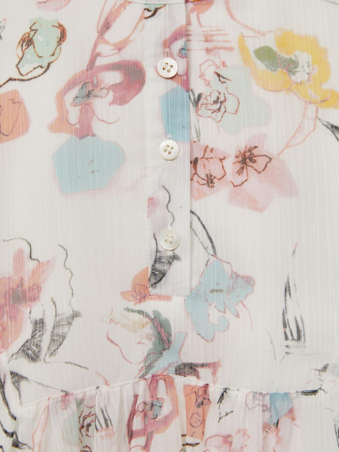 Reiss Dresses &amp; Jumpsuits | Martha Floral Print Collarless Dress Ivory Print - Children