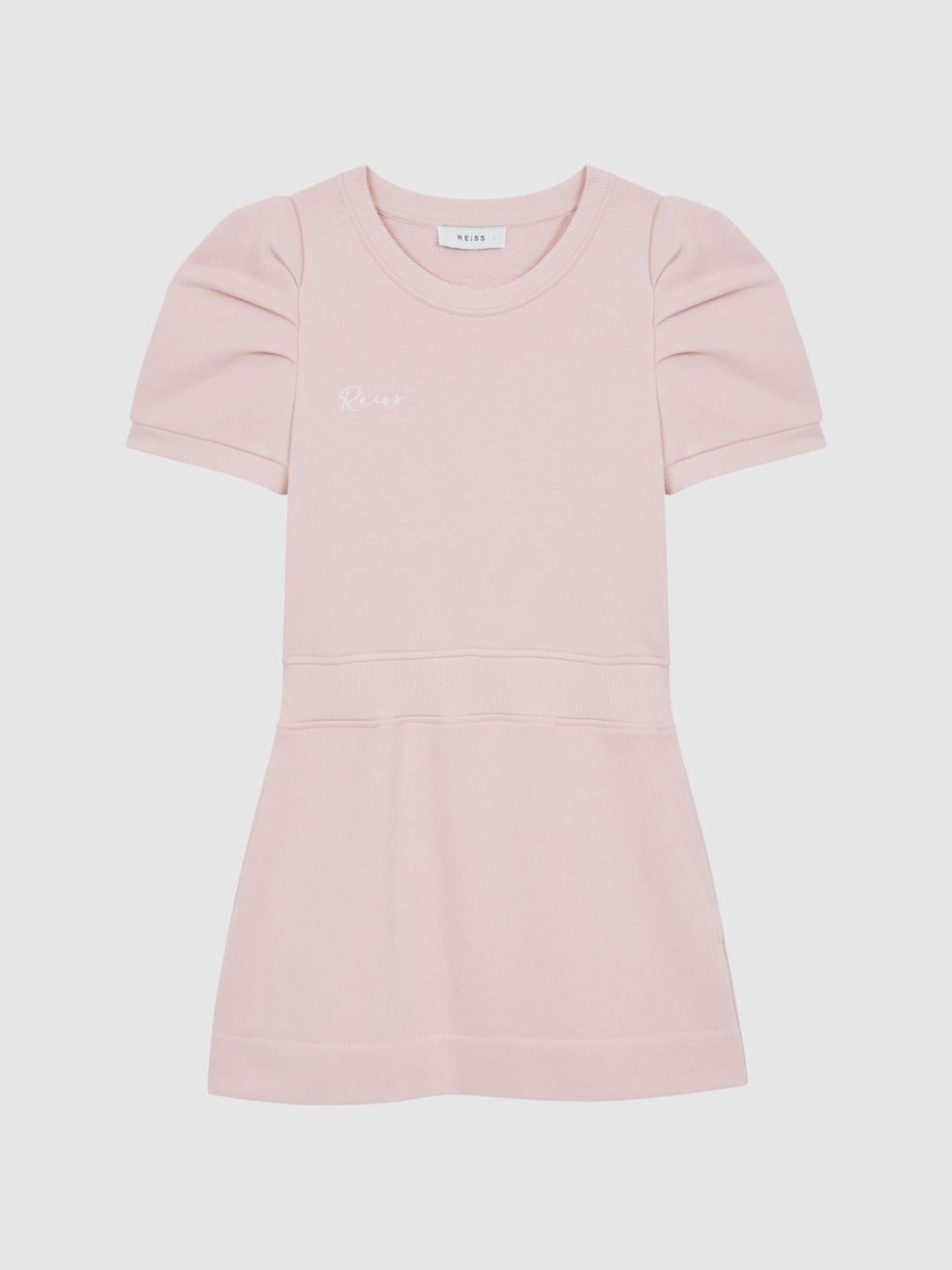 Reiss Dresses &amp; Jumpsuits | Mimi Pleated Sleeve Dress Pink - Children
