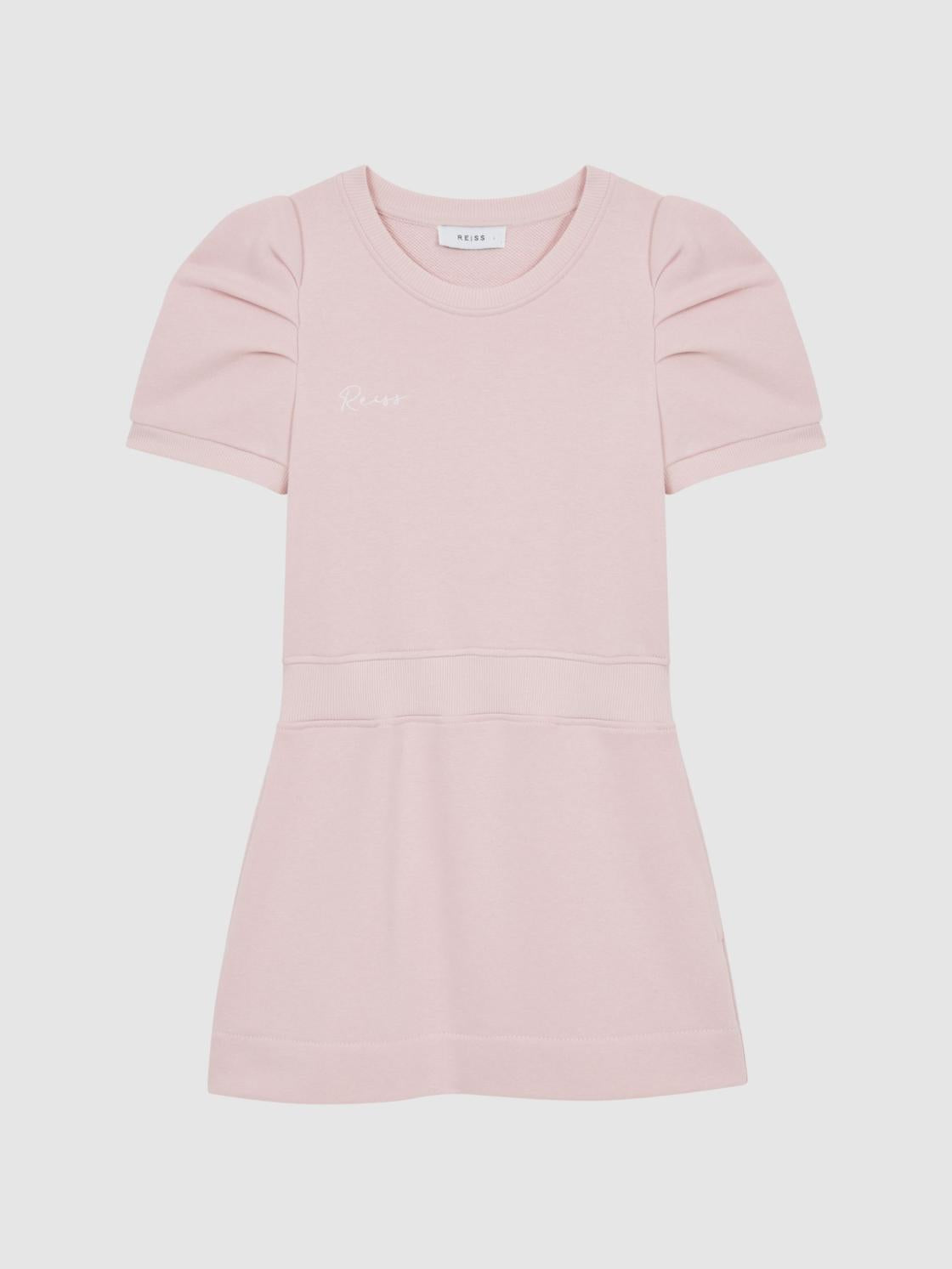 Reiss Dresses &amp; Jumpsuits | Mimi Pleated Sleeve Dress Pink - Children