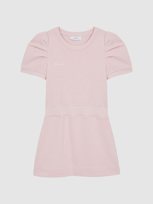 Reiss Dresses &amp; Jumpsuits | Mimi Pleated Sleeve Dress Pink - Children