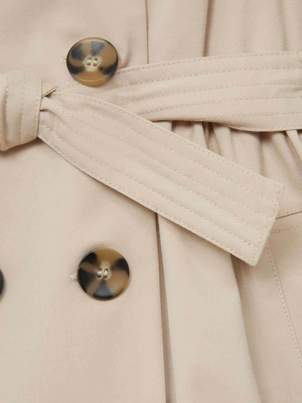 Reiss Dresses &amp; Jumpsuits | Naomi Puff Sleeve Belted Dress Camel - Children