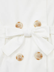 Reiss Dresses &amp; Jumpsuits | Natalie Sleeveless Belted Dress White - Children