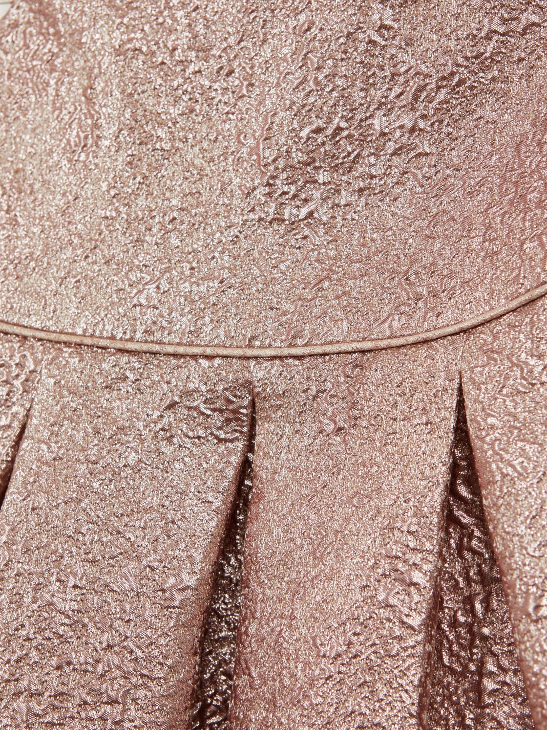 Reiss Dresses &amp; Jumpsuits | Nia Metallic Cap Sleeve Dress Gold - Children