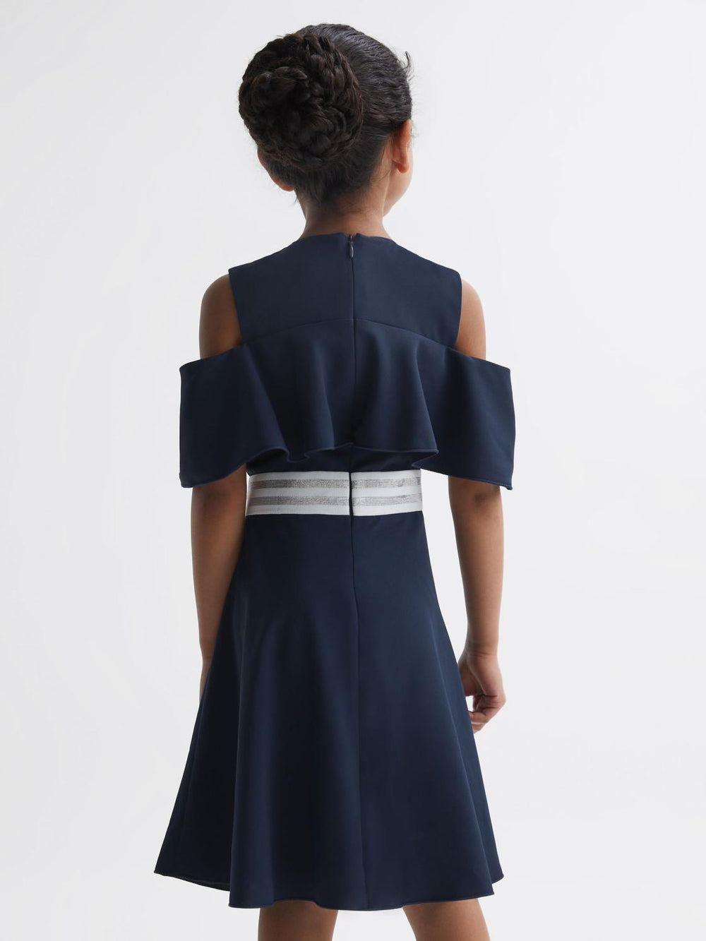 Reiss Dresses &amp; Jumpsuits | Paulina Off-The-Shoulder Dress Navy - Children