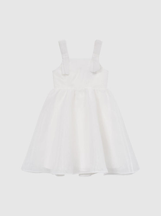 Reiss Dresses &amp; Jumpsuits | Selena Tulle Strappy Occasion Dress Ivory - Children