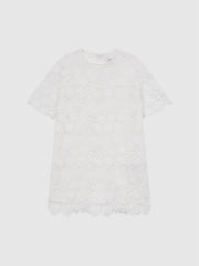 Reiss Dresses &amp; Jumpsuits | Susie Lace T-Shirt Dress Ivory - Children