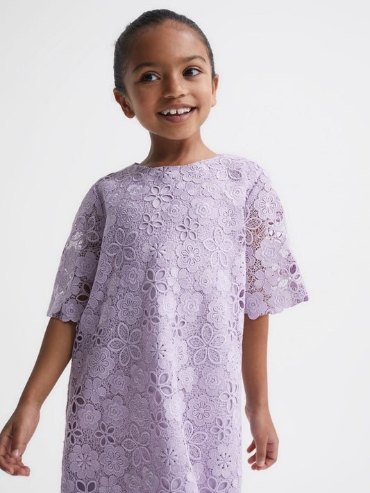Reiss Dresses &amp; Jumpsuits | Susie Lace T-Shirt Dress Lilac - Children