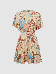 Reiss Dresses | Kara Floral Print Mini Dress Multi - Women