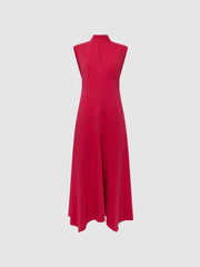 Reiss Dresses | Livvy Open Back Midi Dress Bright Pink - Women
