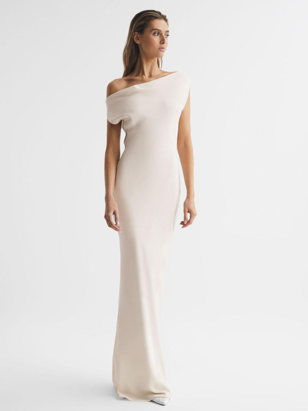 Reiss Dresses | Loretta Off-The-Shoulder Maxi Dress Ivory - Women