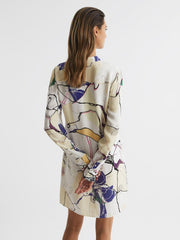 Reiss Dresses | Margarite Printed Shift Dress Ivory - Women