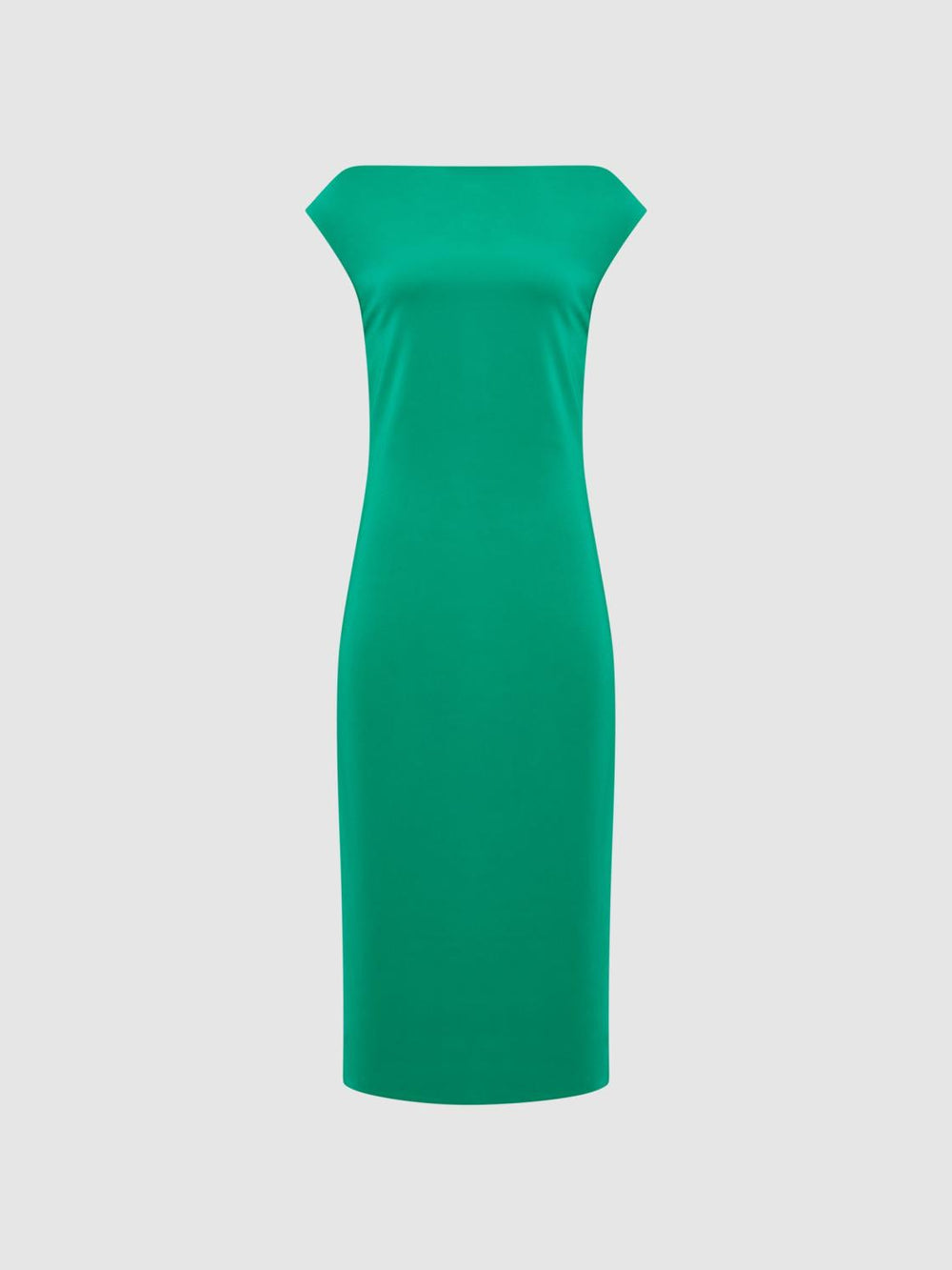 Reiss Dresses | Zaria Off-Shoulder Bodycon Midi Dress Green - Women