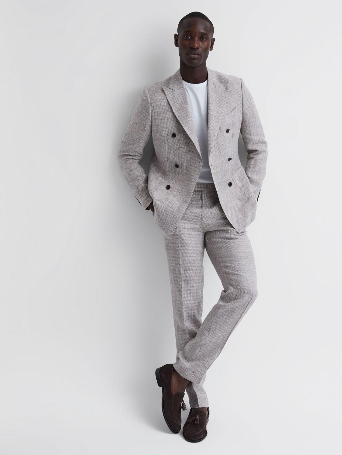 Reiss Formal Shoes | Windsor Suede Tassel Loafers Chocolate - Men