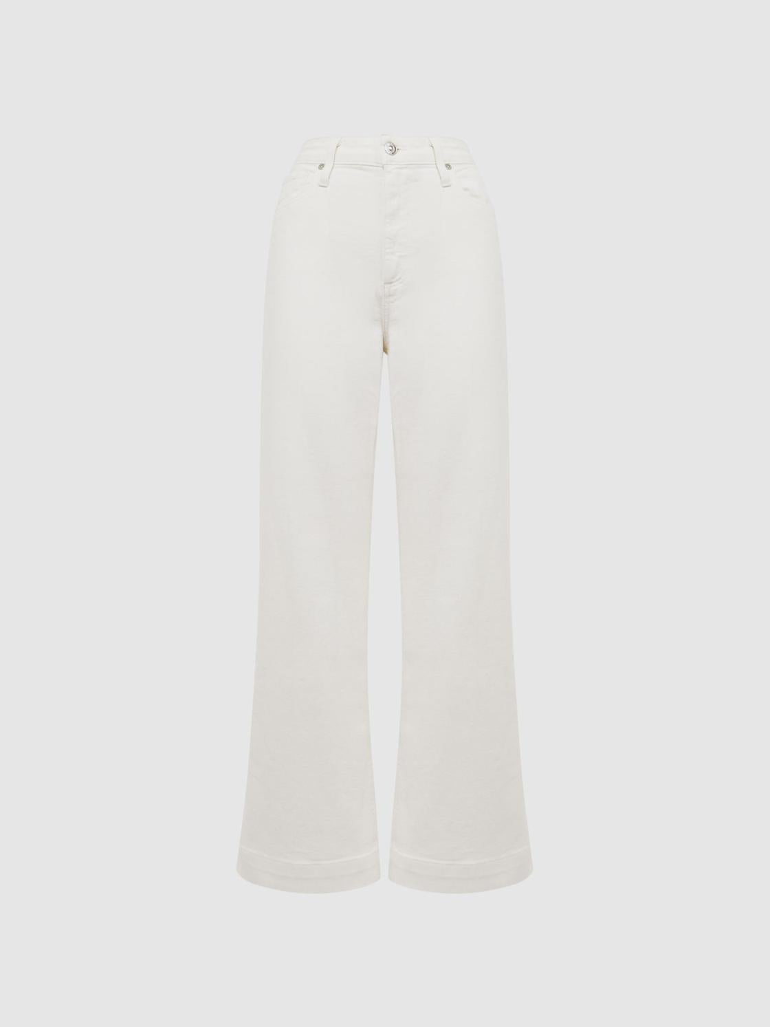 Reiss Jeans | Anessa Paige High Rise Flared Jeans Ecru - Women