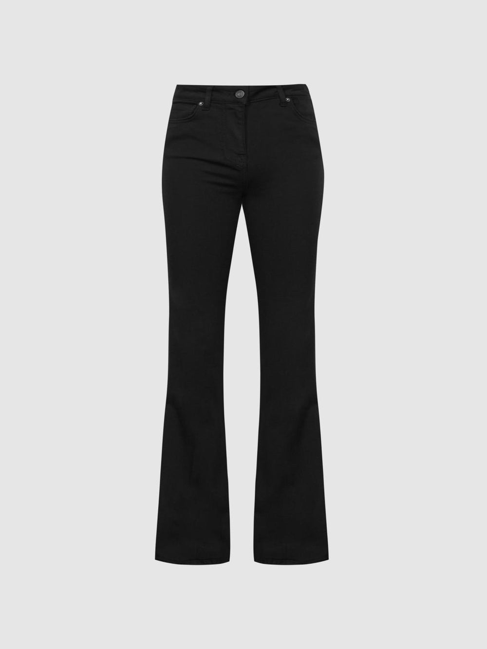 Reiss Jeans | Beau High Rise Skinny Flared Jeans Black - Women