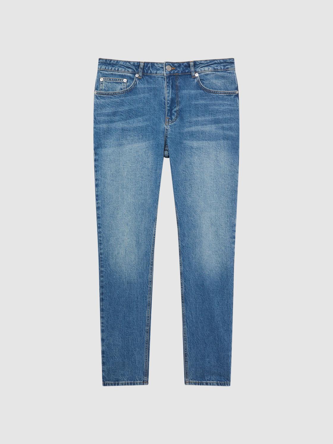 Reiss Jeans | Calik Tapered Slim Fit Jeans Washed Blue - Men