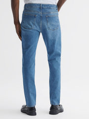 Reiss Jeans | Calik Tapered Slim Fit Jeans Washed Blue - Men