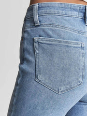 Reiss Jeans | Cindy Paige Cindy Straight Leg Raw Hem Jeans Pale Blue - Women