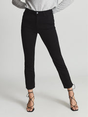Reiss Jeans | Cindy Paige High Rise Slim Fit Jeans Black - Women