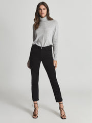 Reiss Jeans | Cindy Paige High Rise Slim Fit Jeans Black - Women