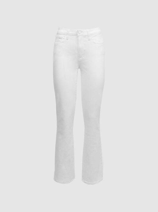 Reiss Jeans | Cindy Paige Straight Leg High Rise Jeans Crisp White - Women