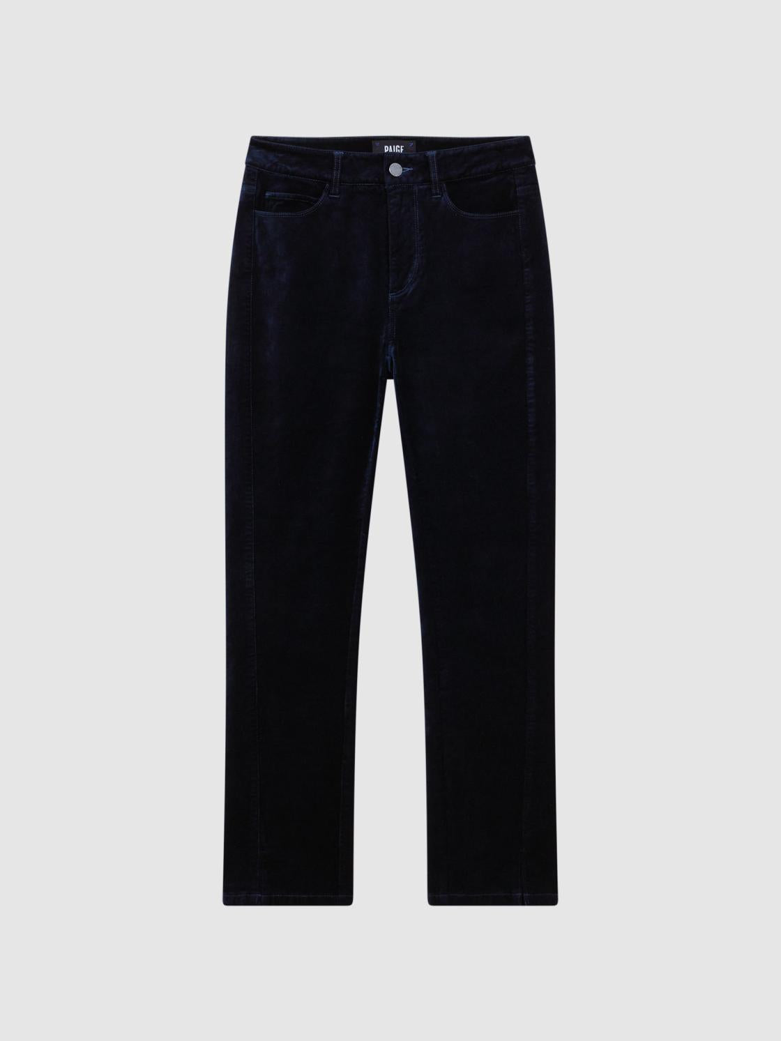 Reiss Jeans | Cindy Twisted Seam Velvet Jeans Dark Navy - Women