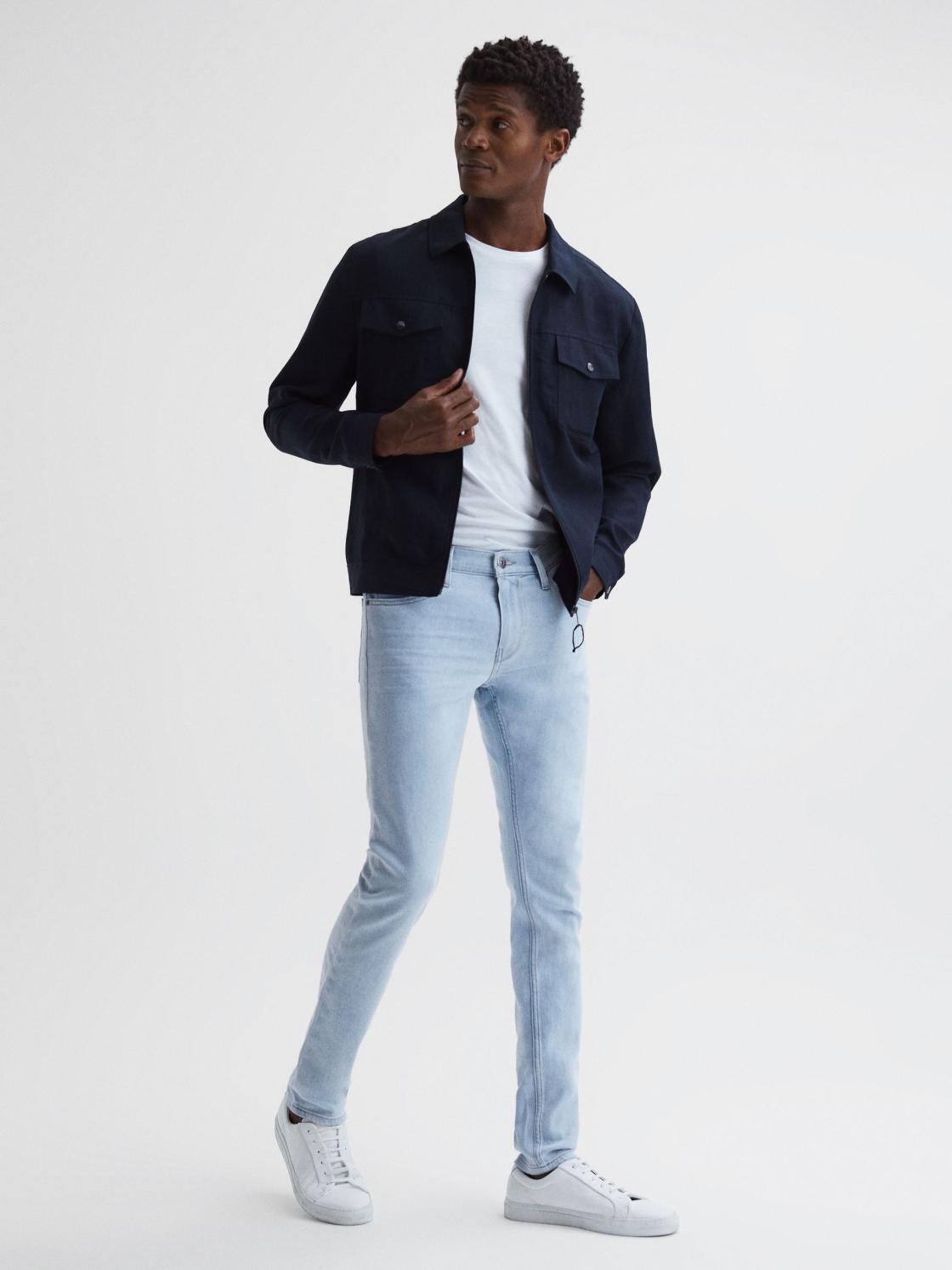 Reiss Jeans | Croft Paige High Stretch Super Skinny Jeans Bobby - Men
