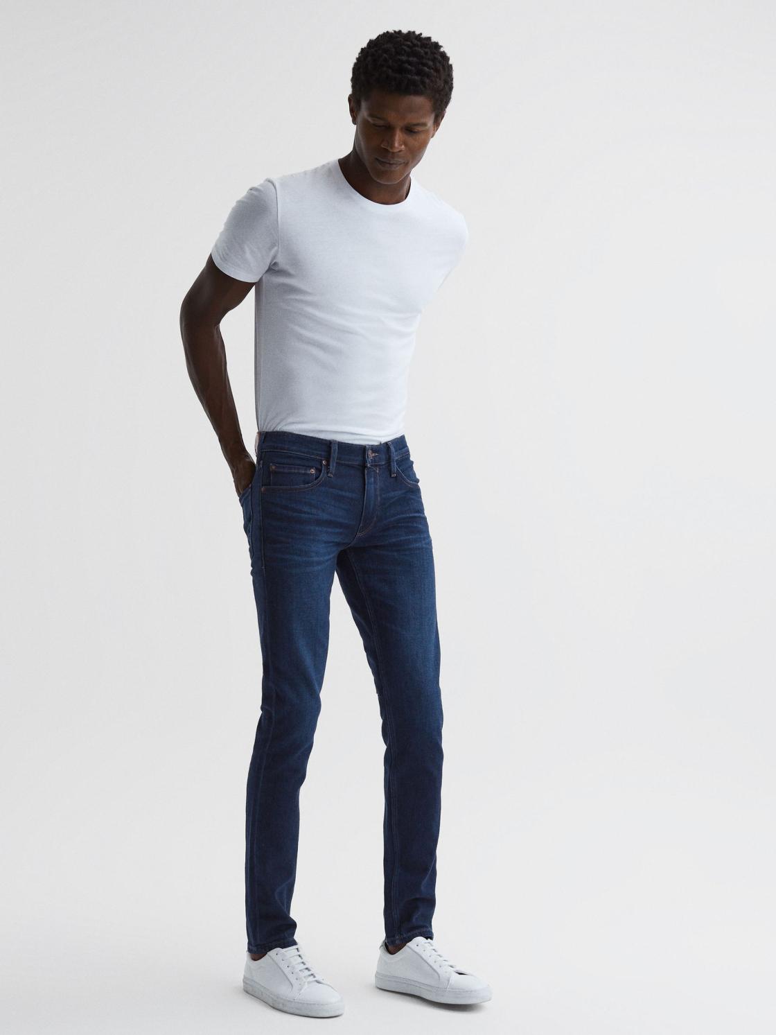 Reiss Jeans | Croft Paige High Stretch Super Skinny Jeans Fairchild - Men