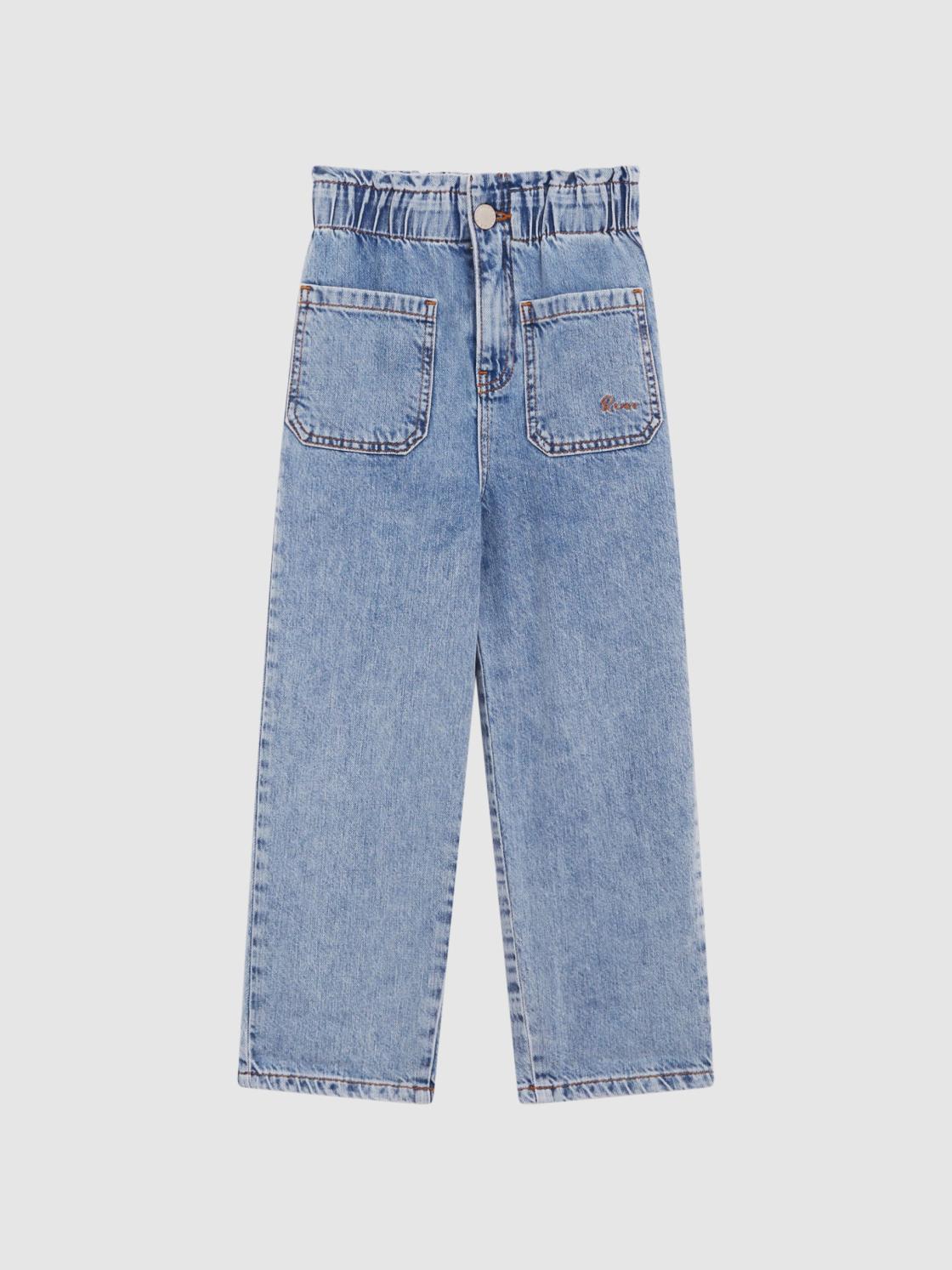 Reiss Jeans | Elodie High Rise Washed Jeans Blue - Children