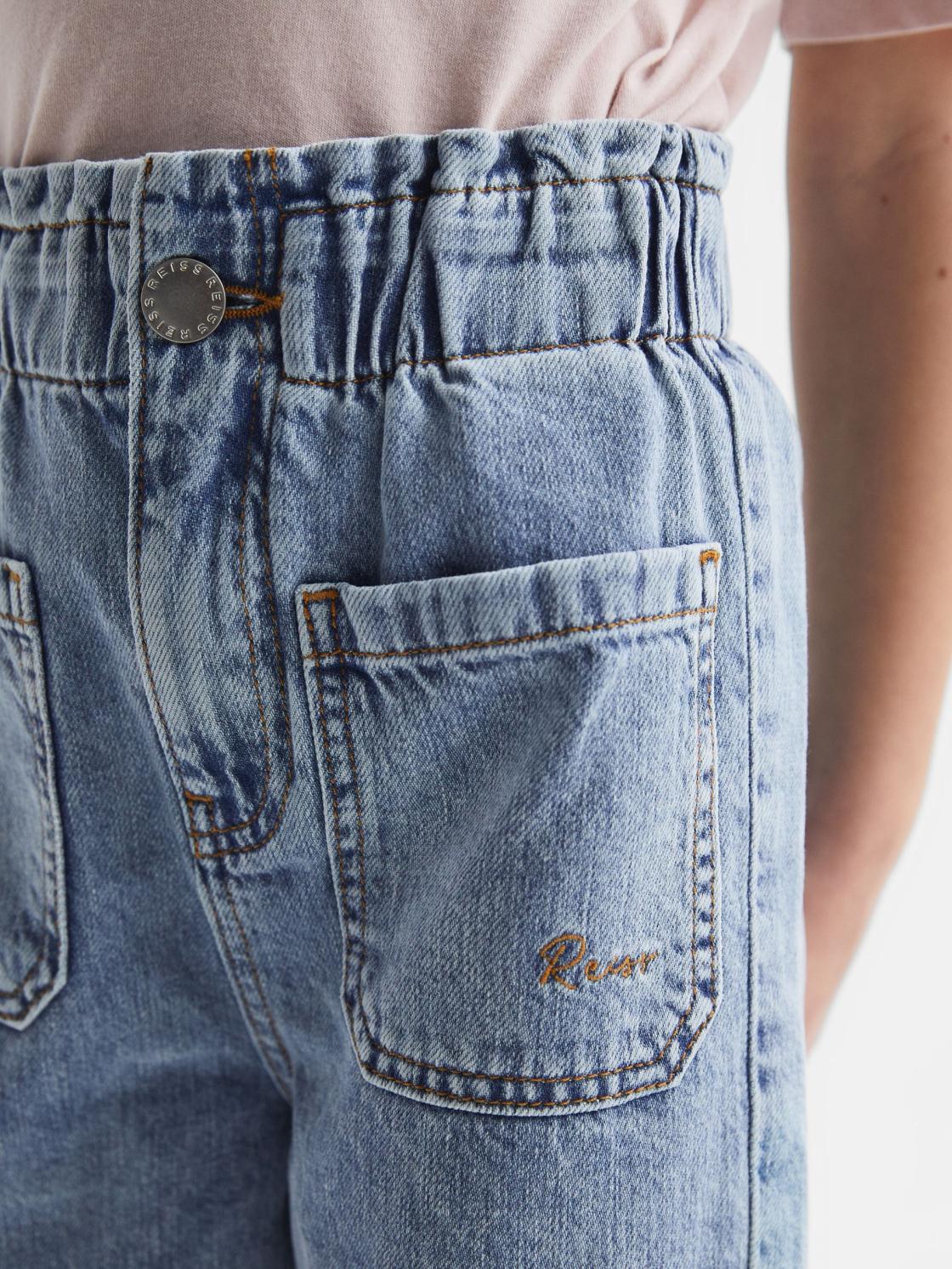 Reiss Jeans | Elodie High Rise Washed Jeans Blue - Children