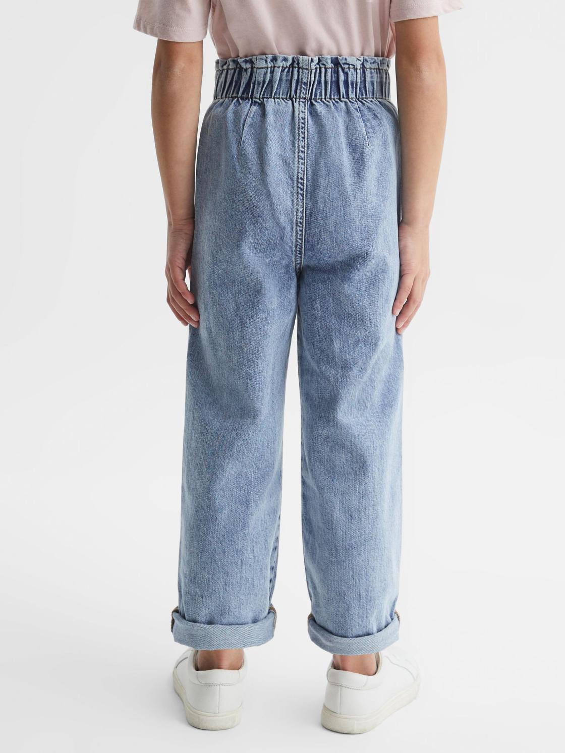 Reiss Jeans | Elodie High Rise Washed Jeans Blue - Children