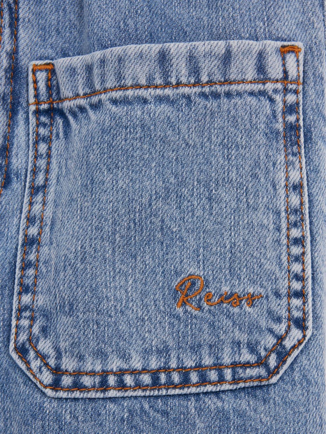 Reiss Jeans | Elodie High Rise Washed Jeans Blue - Children