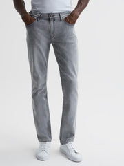 Reiss Jeans | Federal Paige Regular Fit Straight Leg Jeans Delgado - Men