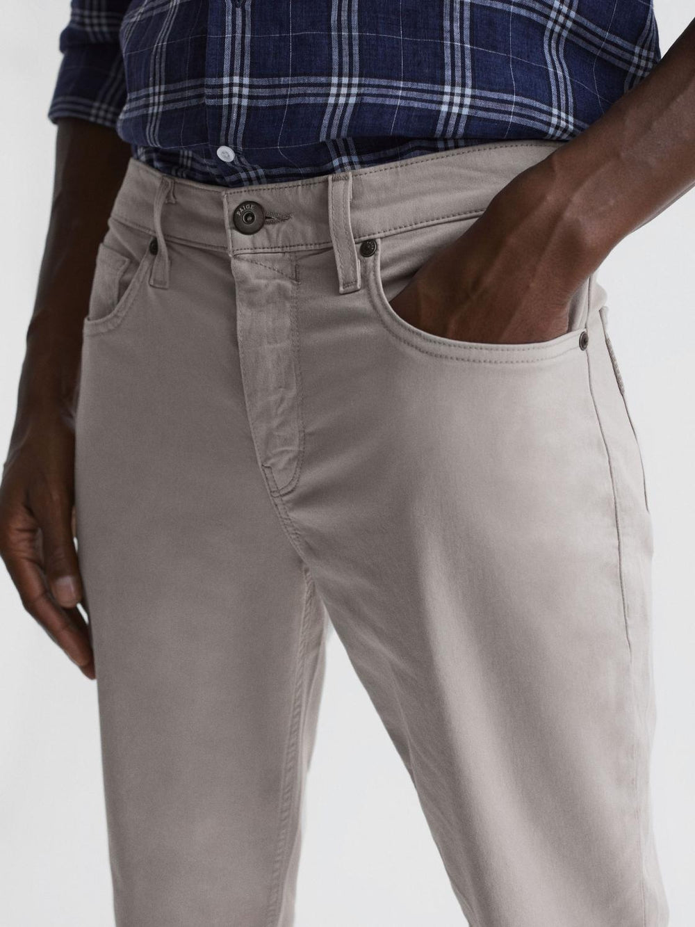 Reiss Jeans | Federal Paige Regular Fit Straight Leg Jeans Oyster - Men