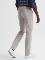 Reiss Jeans | Federal Paige Regular Fit Straight Leg Jeans Oyster - Men